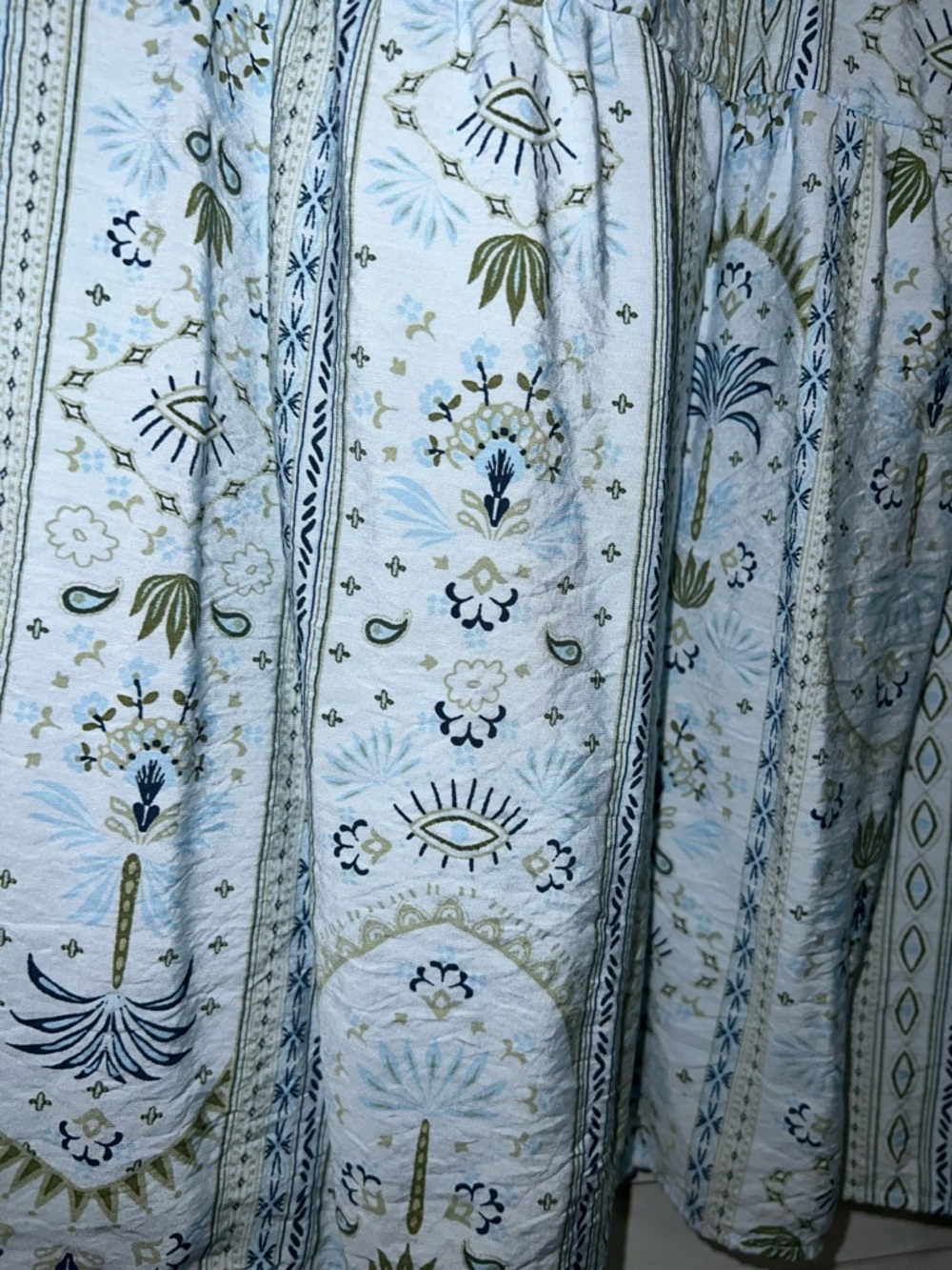 Torrid Belle Isle Light Blue Tropical Print Dress - Size 0 - Picture 3 of 7